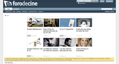 Desktop Screenshot of forodecine.com